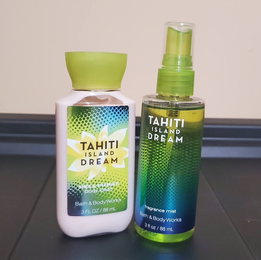Tahiti Island Dream lotion and body spray